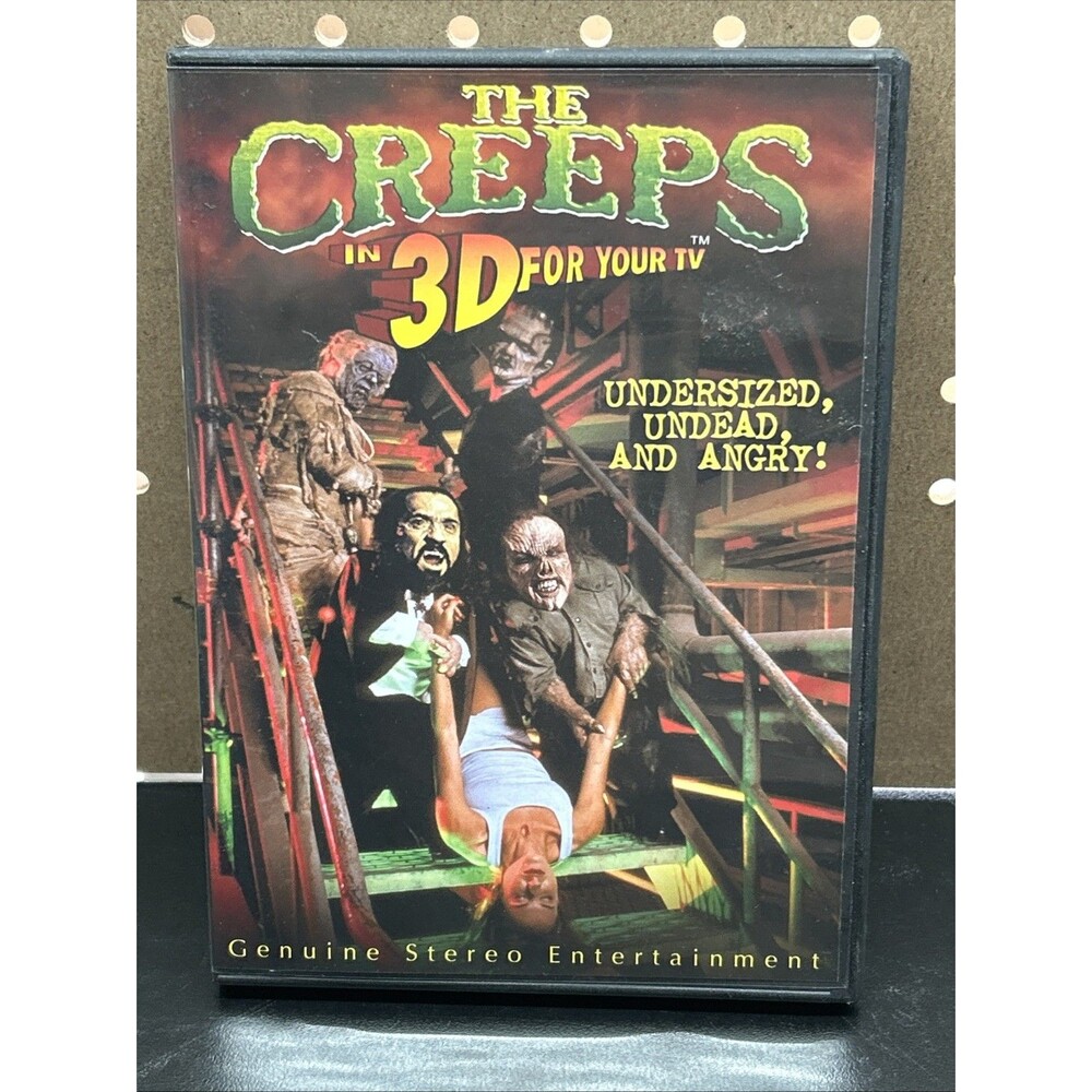 THE CREEPS In 3D for your TV - RARE DVD, 1997, Fast Shipping